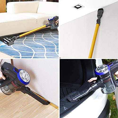 Dibea Upgraded 22KPa Cordless Stick Vacuum Cleaner Powerful Suction