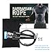 Jump Rope - Premium Quality – Adjustable Speed Rope For Boxing, MMA Fitness Training - Free Waterproof Carry Case & Spare Screw Kit - Anti-Slip Handles (Black)