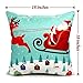 instecho 1 6 Packs Christmas Pillow Covers