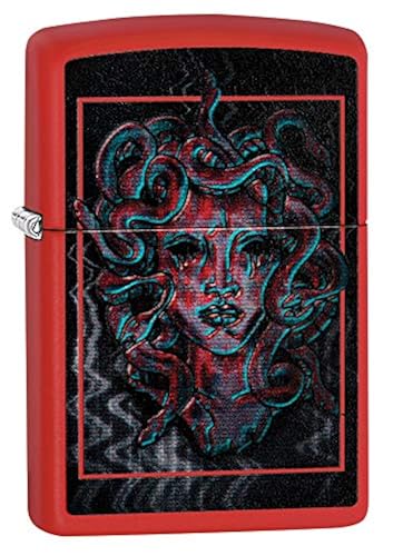 Zippo Logo Design Metallic Red 61010-000002, aansteker | Voordelig kopen bij