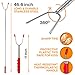 Extra-Long Marshmallow Roasting Sticks - (Set of 6) Forks For Campfire, Camping, BBQ & Hot Dog Roasting - 46.5