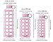purifyou Premium 40/32 / 22/12 oz Glass Water Bottles with Non-Slip Time and Volume Markings Silicone Sleeve & Stainless Steel Lid Insert, Sports Bottle | For Water, Juice, Milk (12oz MistyRose)