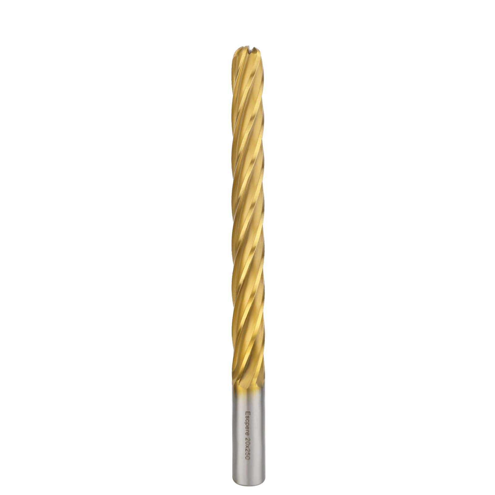 Escpere Foam Cutting Bit CNC for Foam for EVA EPS Styrofoam Cutting Long 2D / 3D D20xR10x200x250 Ball Nose