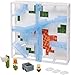 Minecraft HOT Wheels Track Blocks Glacier Slide Play Set
