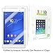 Riipoo(TM) Sony Xperia Z3 Tablet Compact Tempered Glass Screen Protector, Premium Shatter Proof Crystalline Tempered Glass Screen Protection for Sony Xperia Z3 Tablet Compact, 9 H Hardness, 0.3mm Thickness,Made From Real Glass, Shatterproof, High Definition Clear Tempered Glass, Oleophobic Coating (For Sony Xperia Z3 Tablet)