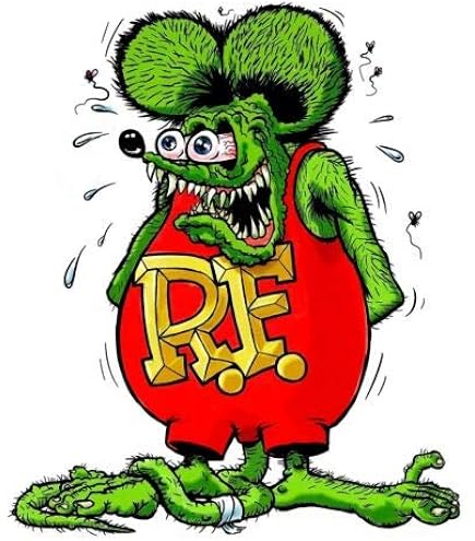 ロッド rat.fink Amazon.com - Rat Fink Rat Rod Old School Hot Rods Muscle Car