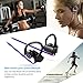 SoundPEATS Wireless Headphone Sweatproof In-ear Stereo Sports Earbuds (6 Hours Play Time, Bluetooth 4.1, aptx, Secure Ear Hooks Design with Cable Clips）- Q9A Purple
