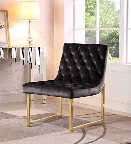 Amazon Com Iconic Home Sarina Accent Chair Sleek Elegant