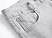 Men's Light Grey Skinny Slim Fit Stretch Straight Leg Fashion Jeans Pants
