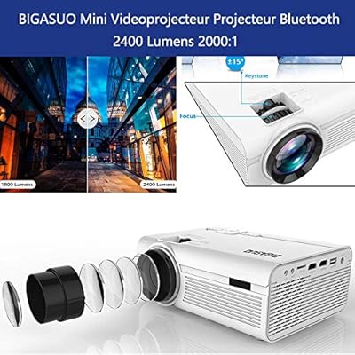 Proyector de videoproyector Bluetooth.: Amazon.es: Electrónica