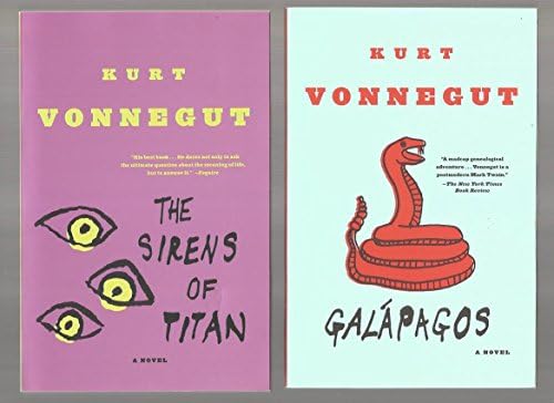 KURT VONNEGUT Set of 5 new Dial Press Softcovers: The Sirens of Titan, Galapagos, Mother Night Slaughterhouse Five & Bluebeard