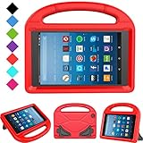 Kids Case for Fire HD 8 - TIRIN Light Weight Shock Proof Handle Kid -Proof Cover Kids Case for Amazon Fire HD 8 Tablet (7th and 8th Generation Tablet, 2017 and 2018 Release), Red