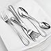 New Star Foodservice 58871 Slimline Pattern, 18/0 Stainless Steel, 60-Piece Flatware Set