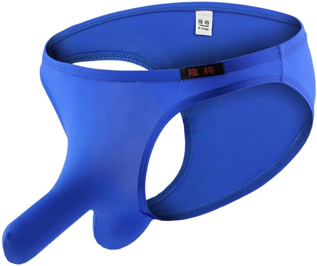 Crystallly Men'S Underwear White Transparent Elephant Soft Nose Briefs