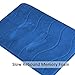 Flamingo P Memory Foam Bathroom Mat Non Slip Bath Mats Shower Rug Super Absorbent Carpet, 24x17,Royal Blue