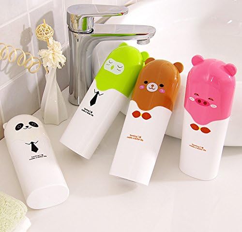 vmore Plastic Travel Toothbrush Holder Box Case (Multicolour, Large ) - Set of 3