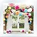Kubert® 18pcs Mixed Sizes 8'' 10'' 14'' Premium Tissue Paper Pom-poms Flower Ball Wedding Party Outdoor Decoration - Royal Blue, Gold & White