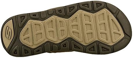 skechers men's jayline flip flop brown