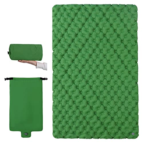 WOLF WALKER Double Sleeping Pad for Camping, Inflatable Camping
