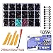 299PCS Car Retainer Clips Bump Clips Trim Clips with 18 Most Popular Sizes Auto Push Pin Rivets for Benz, BMW, Toyota, Honda, Subaru, Nissan