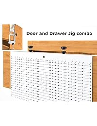 Plantilla de metal guía jig para perillas de armario tiradores guía instalación SimpleJig 448 Combo Woodworking