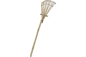 OSALADI Small Hand Rake 18×53.5cm with 20 Teeth for Zen Garden Landscaping, Miniature Sandbox Tool for Home