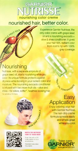 Garnier Nutrisse Nourishing Color Creme, 76 Rich Auburn Blonde (Hot Tamale) (Packaging May Vary)