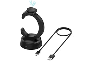 LOKEKE Compatible with Samsung Galaxy Watch Ultra 2025 USB Charging Stand, Replacement C-Shaped Wireless USB Charger Charging