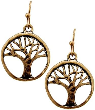 Lovely Tree Of Life Dangle Earrings
