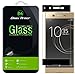 Dmax Armor for Sony Xperia XA1 Ultra [Tempered Glass] Screen Protector, (Full Screen Coverage) with Lifetime Replacement (Black)