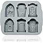 Halloween Tombstone Silicone Mould RIP Gravestone Ice Cube Trays Cake Chocolate Fondant Cake Baking DIY Tools