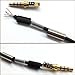 Gold 4 Pole 3.5mm Male Repair Headphone Jack Plug Metal Audio Soldering & Spring