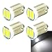 BA9 BA9S 53 57 1895 64111 LED Bulbs,3-7020 SMD LED, White Lights Extremely Bright Light Bulbs(Pack of 4)