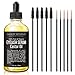 Castor Oil USDA Certified Organic, 100% Pure, Cold Pressed, Hexane-Free by Alchemy. Stimulate Growth for Eyelashes, Eyebrows, Hair. Lash Growth Serum, Brow Treatment.Deluxe Mascara Kit Included