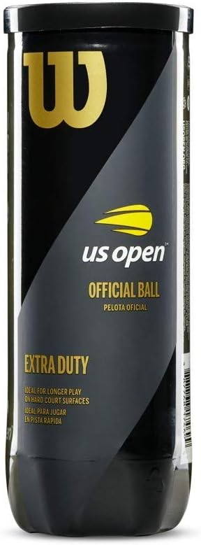Wilson Us Open Extra Duty Balls 24 Can: Toys & Games