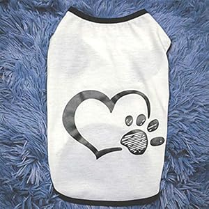 WFWUK Vestiti per Cani Taglia Media Cappottino Cane Estate Abbigliamento Cani Estate Vestiti Carini Vestiti per Cuccioli…