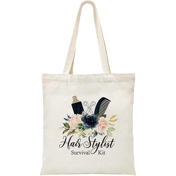 LEVLO Einkaufstasche Für Friseure & Barbiere – Wiederverwendbar, 36x32 Cm, Polyester, Lustiger Design-Spruch