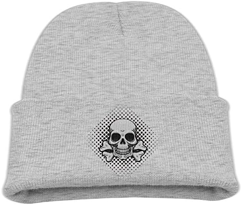 QSNHQ Children Unisex 3D Skull Cool Sketch Kid Winter Beanie Hat Beanie Cap