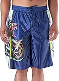 Ed Hardy Mens Snake Sweat Pants Shorts - Blue - Small