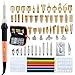 Professional level Wood Burning Kit Full Set,71Pcs Adjustable Wood Burning Soldering Iron Pen Tool Kit Set Creative Pyrography Woodburning Burner Electric for Adult Starter Beginner Craft with Case