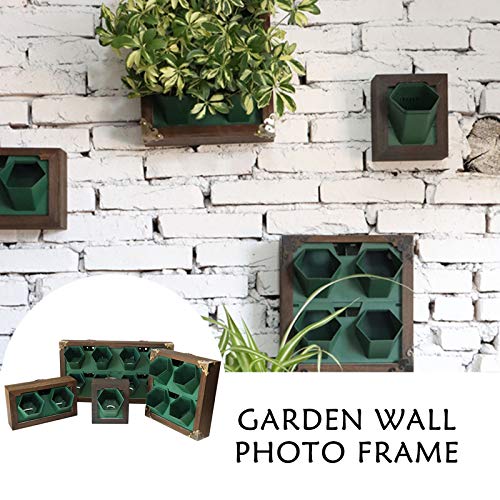 LQKYWNA Vertikale Wand Garten Pflanzer, Blumenhalter Vertikale Wand Garten Kunststoff Pflanzer, Wandbehang Pflanzkästen… – Bild 6