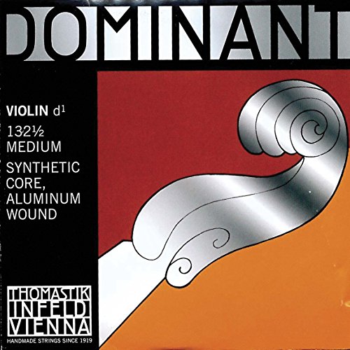 Thomastik-Infeld 132.12 Dominant Violin String, Single D String, 132, 1/2 Size, Aluminum Wound