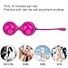 Kegel Exercise Weights Ben Wa Ball With Remote Control Mini Rechargeable Waterproof Massager Doctor Recommended for Women Vaginal Bladder Control Pelvic Floor PC Muscle Strengthen
