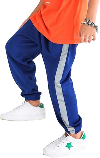 Amazon Co Jp キッズ ダンス衣装 男の子 女の子 男女兼用 パンツ ガールズ ジャッズ 韓国風 ヒップホップ ストリート 上下 演出服 キッズ ダンスウェア ジュニア ロングパンツ Jazz Dj オシャレ ダンスパンツ ブルー 140cm ホビー