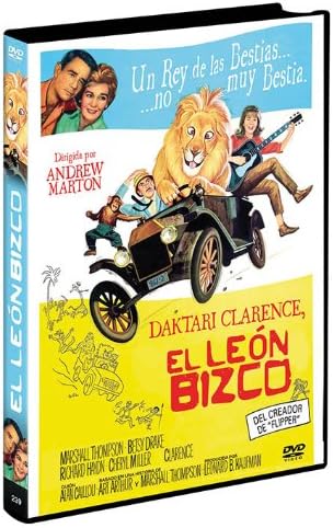 Clarence, The Cross-Eyed Lion (1965) - Region Free PAL, plays in English without subtitles