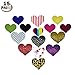 YPS 10 Pairs Multi Design Nipple Cover Satin Pasties Disposable Breast Petals