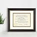 Artcare by Nielsen Bainbridge 12x15 Tuscan Collection Black and Gold Archival Document Frame with Warm White Mat for 8.5x11 Document