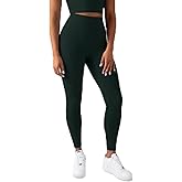 YITTY Active UltraLuxe High Waisted Leggings for Women, No Front Seam Tummy Control, Buttery Soft, Womens Yoga Pilates Gym, Everpine, XXL/1X, Short | 25" Inseam