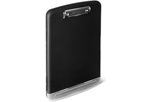 �鶹�� Basics High Capacity Nursing Clipboard with Storage and Pen Holder, 1 Pack, 14.37 x 9.84 x 1.49 inches (LxWxH), Black