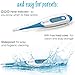 Best FDA Digital Medical Thermometer (Termometro) - Fast Readings in 10 Seconds - Baby Rectal Thermometer - Adult Oral Thermometer - DT-R1221BLU by iProven - with Fever Detection - 2019 High Quality